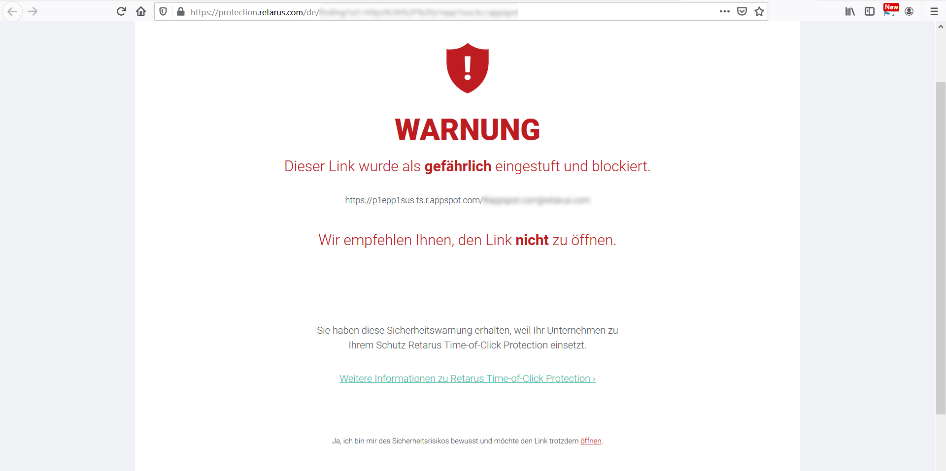 Retarus-Time-of-Click-Protection