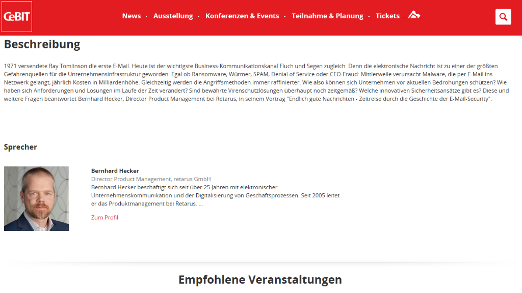 Retarus auf der CeBIT 2017