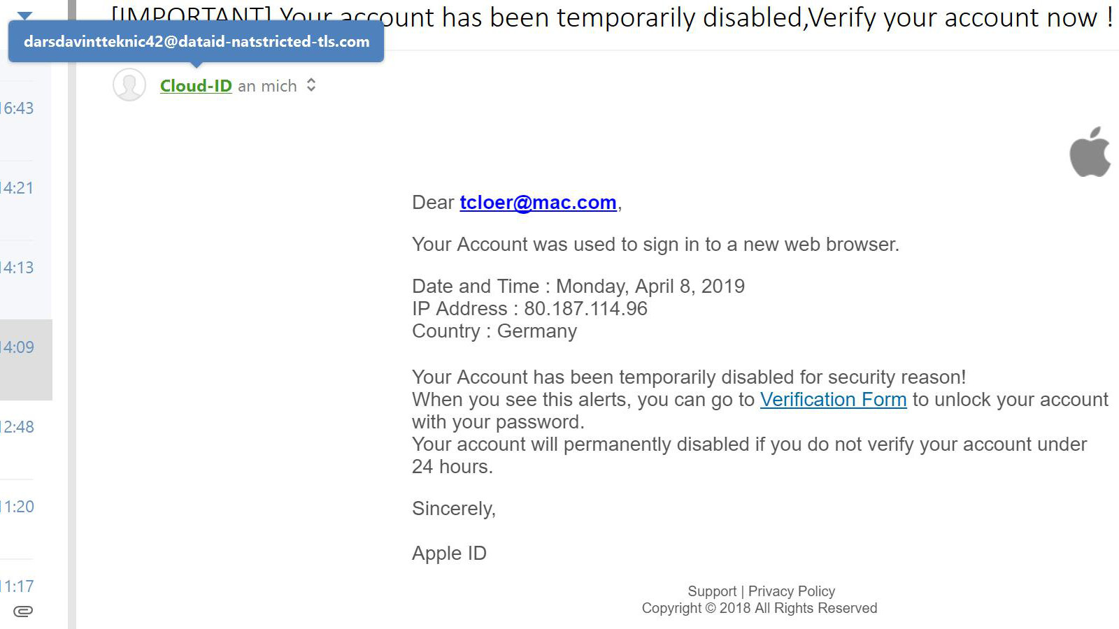 Woran man eine Phishing-E-Mail erkennt