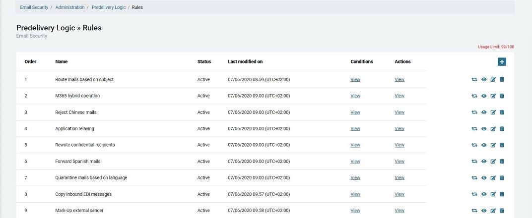 Predelivery Logic: Regelbasierte Workflow-Automatisierung und E-Mail-Policies aus der Cloud