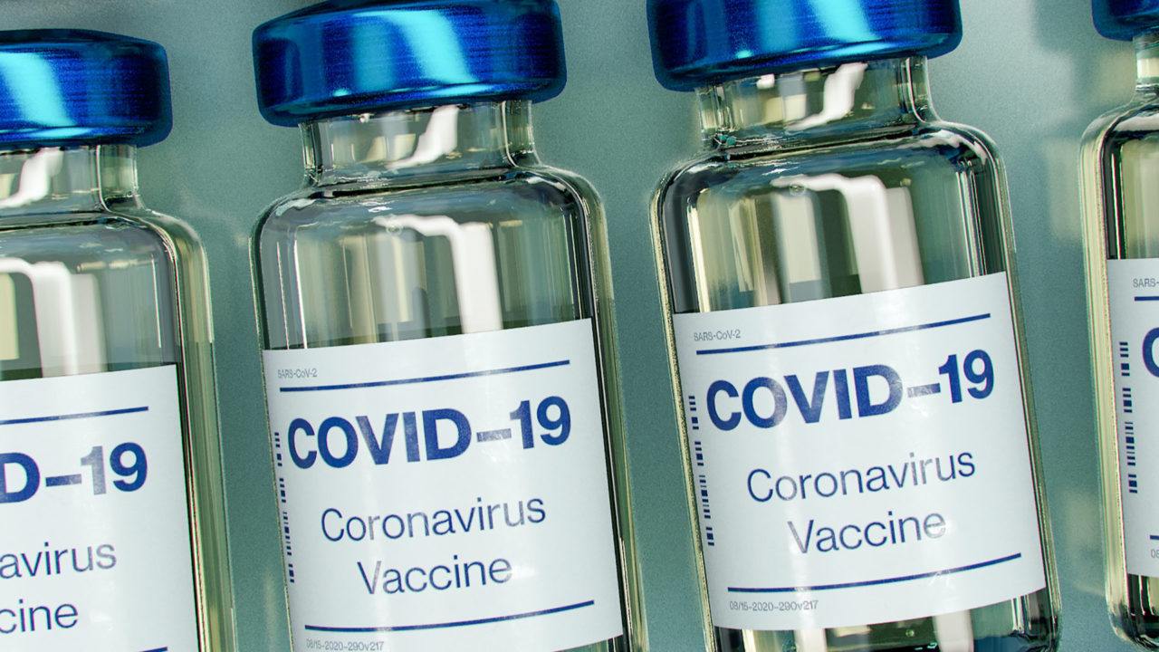 Covid-19-Impfstoff (Mockup)