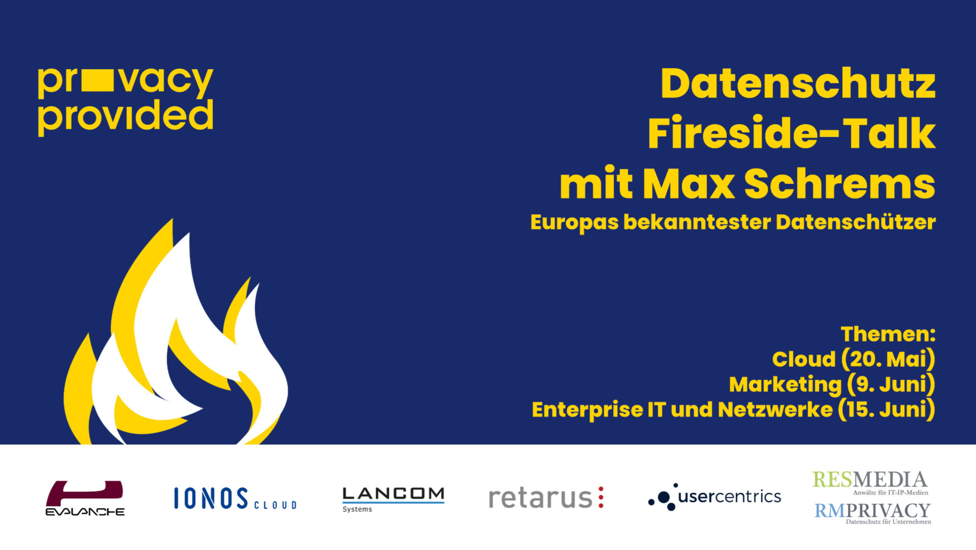 Privacy Provided Fireside-Talks: Frag den Schrems