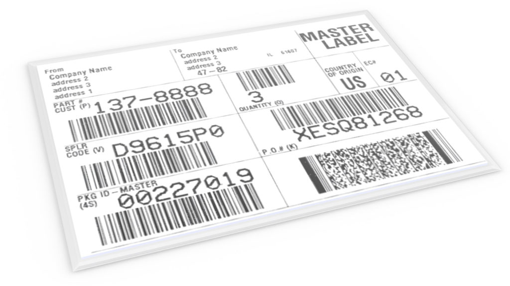 EDI Label Daten