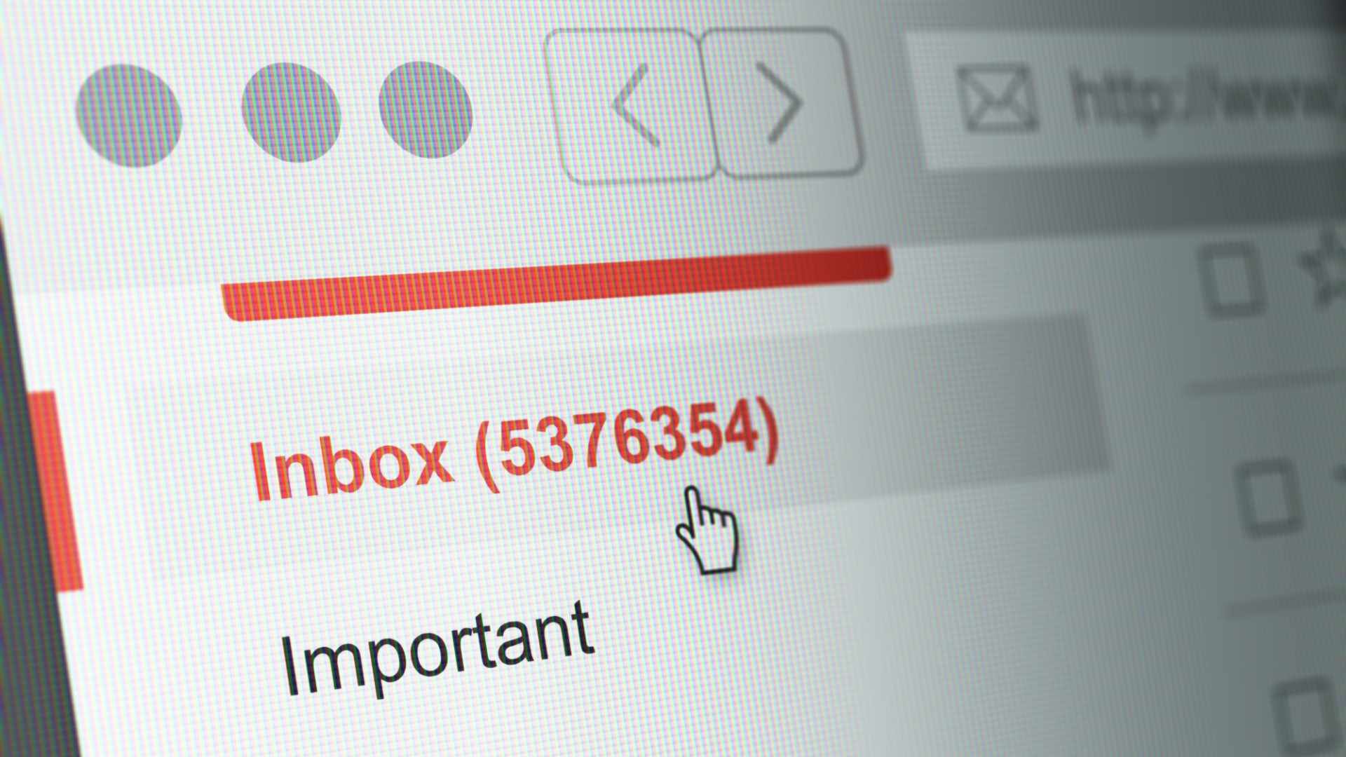 Nein, die beruflichen E-Mails werden nicht weniger