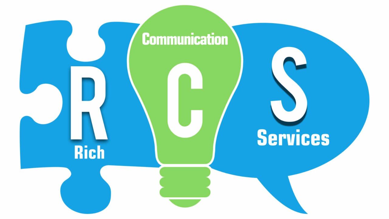 RCS oder: Was lange währt … RCS – Rich Communication Services Green Blue Three Symbols