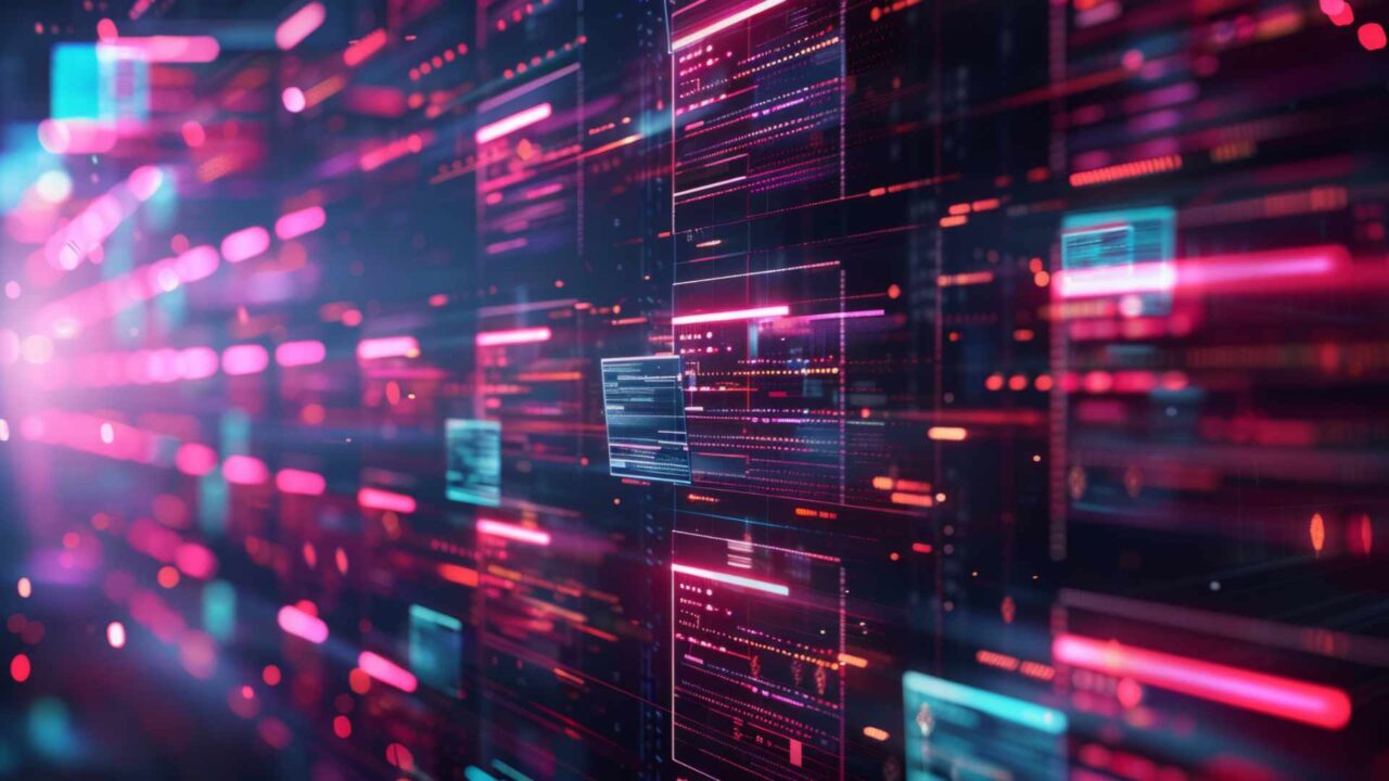 Abstract technology background with a futuristic sense, showcasi