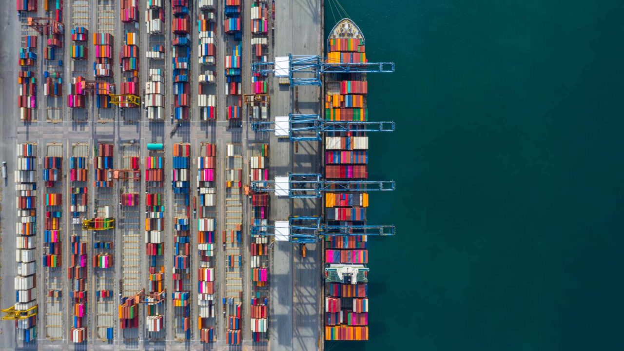 Lieferkette, Supply Chain, Container Terminal