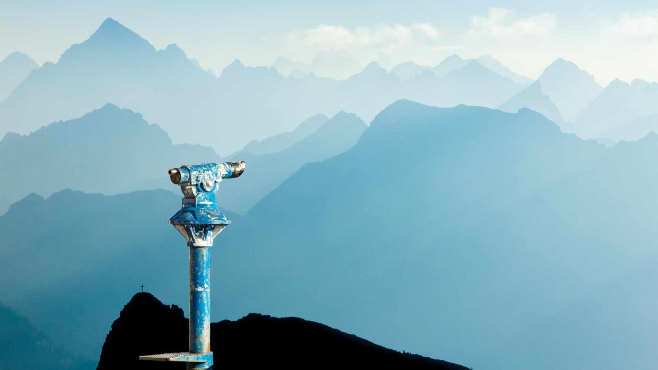 Ausblick Prognose Fernrohr