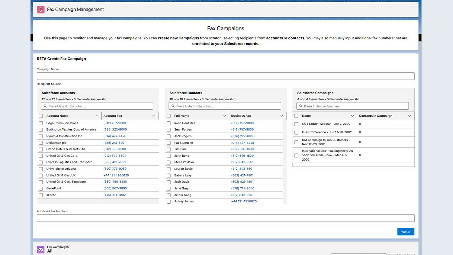 Présentation de l&rsquo;application Retarus Cloud Fax pour Salesforce