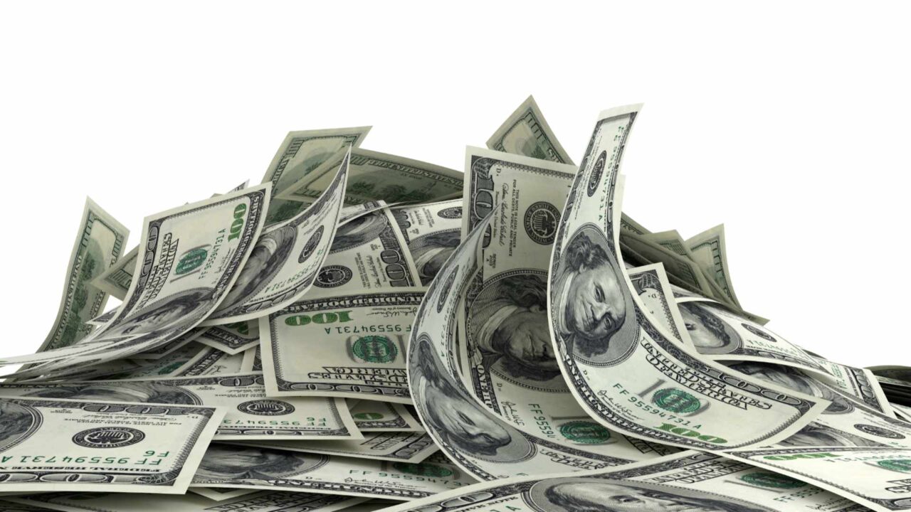 Dollar Scheine bills Ausgaben Spending