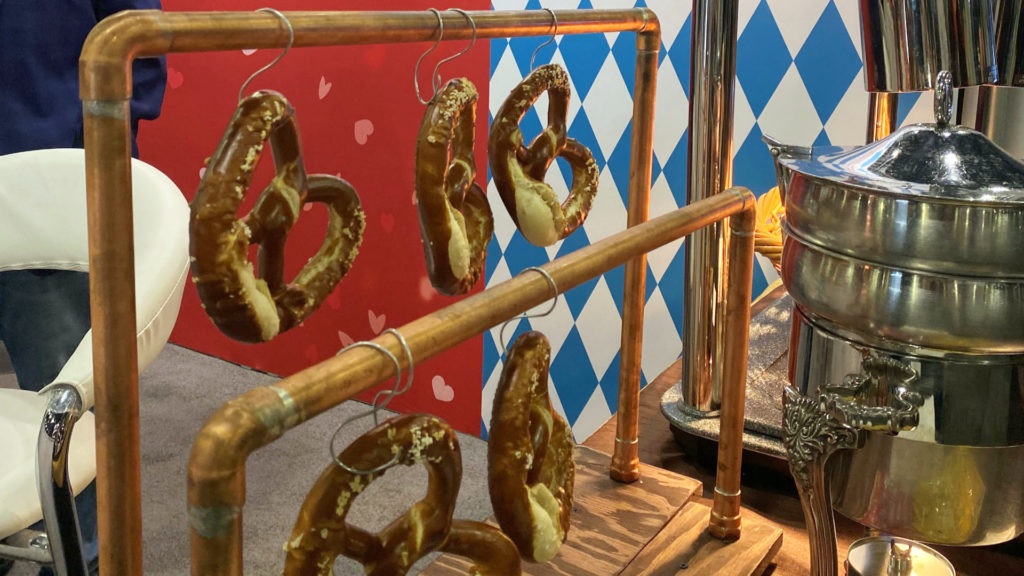 Pretzels at Retarus' CP22 booth