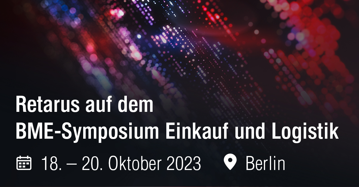 Retarus auf dem BME-Symposium Einkauf und Logistik 2023