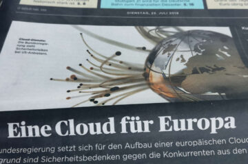 Handelsblatt on European Cloud, inverted