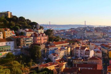 Blick über Lissabon