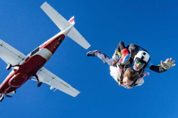 Fallschirmspringen Skydiving Tandemsprung Vertrauen
