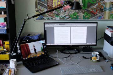 My desk at home