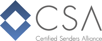 Badge d'expéditeur d'e-mails certifié CSA de Retarus pour l'envoi de mails en masse - Certified Senders Alliance (CSA)