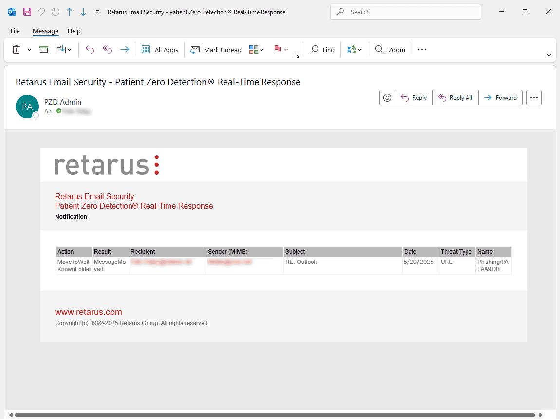 retarus_email_Outlook_PZDFinding